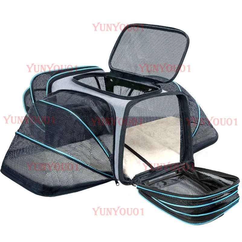 

Four-sided Expansion Cat Bag Going Out Portable Pet Bag Small Dog Cat Travel Car Portable Pet Bag