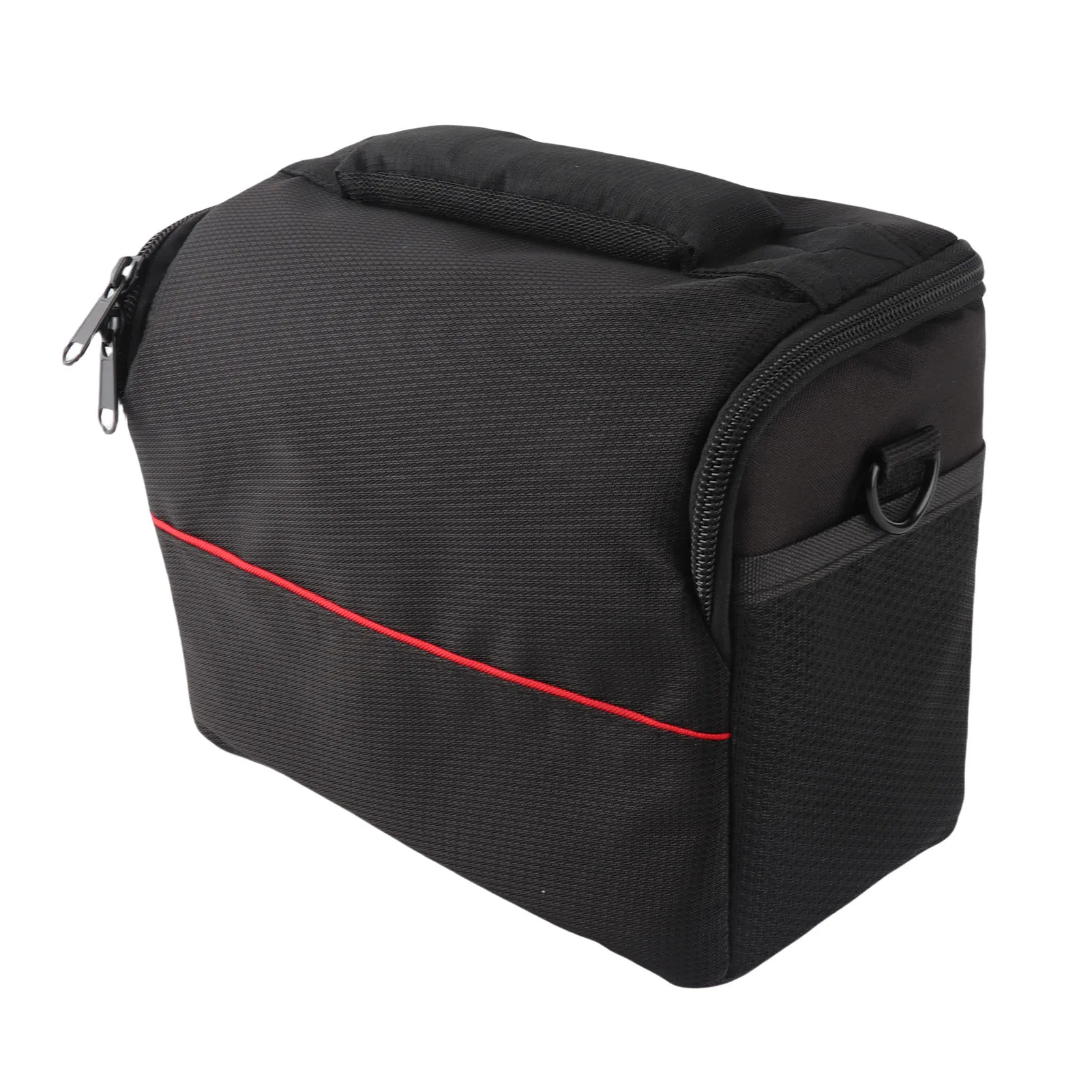 Camera Carrying Bag Nylon Waterproof Large Capacity Portable Lens Storage Bag with Shoulder Strap for Outdoor Travel