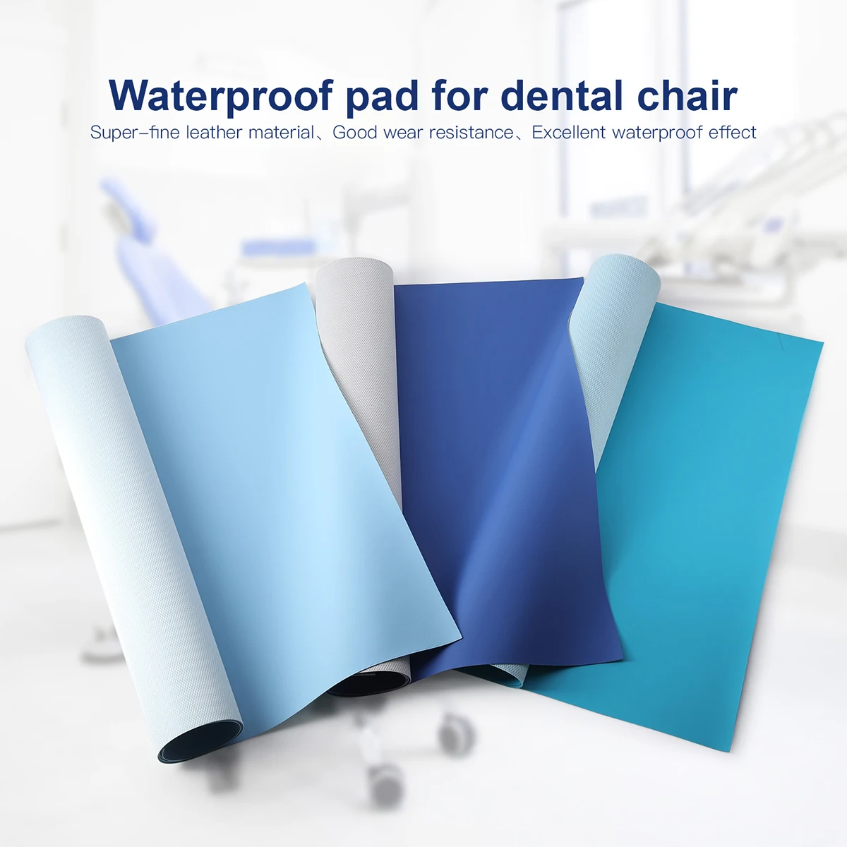 Bancada de trabalho para odontologia, almofada à prova d'água, cadeira de mesa, pano protetor, resistente ao desgaste, couro grosso, ferramentas de toalha de mesa, almofadas de disco