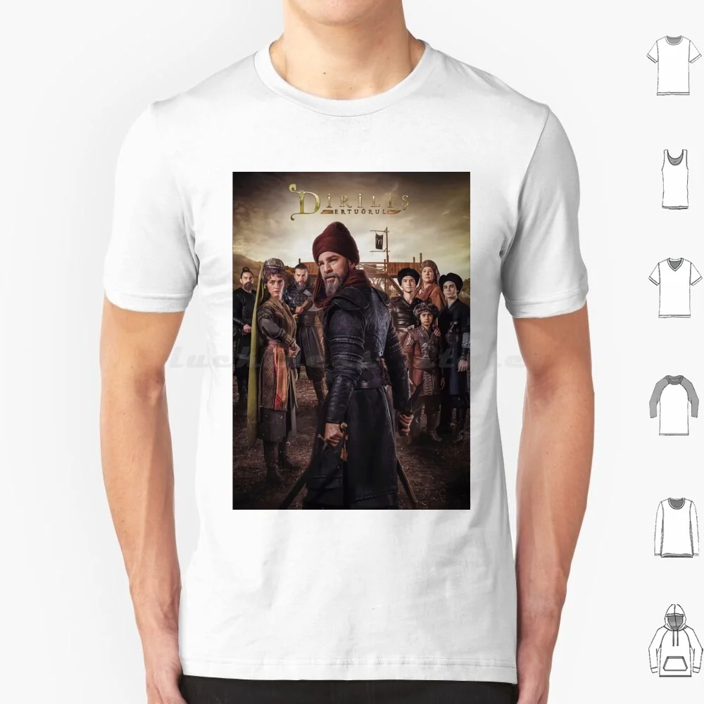 Dirilis Cover T Shirt Men Women Kids 6xl Dirilis Ertugrul Dirilis Cover Bey Kayi Gazi Ottoman Turkish Turkiye Seljuklu Hero God