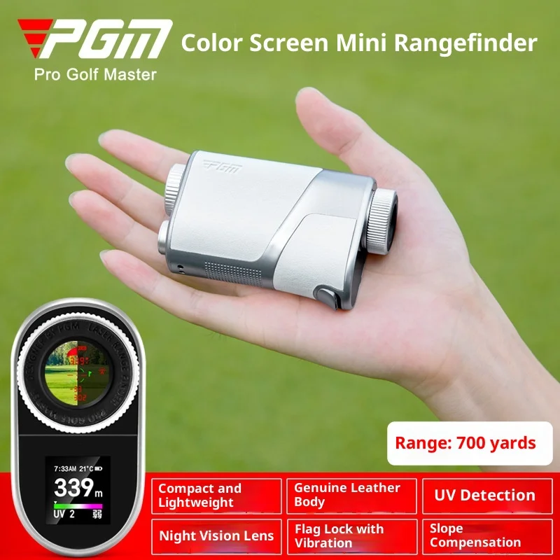 PGM Golf Color Screen Rangefinder Mini UV Detection Slope Compensation Flag Lock Vibration High Precision JQ020
