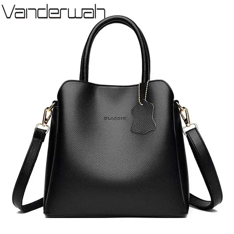 

Soft Leather Luxury Handbags Women Bags Designer Female Croosbody Bags for Women Casual Solid Color Tote Handbag Sac A Main 2024