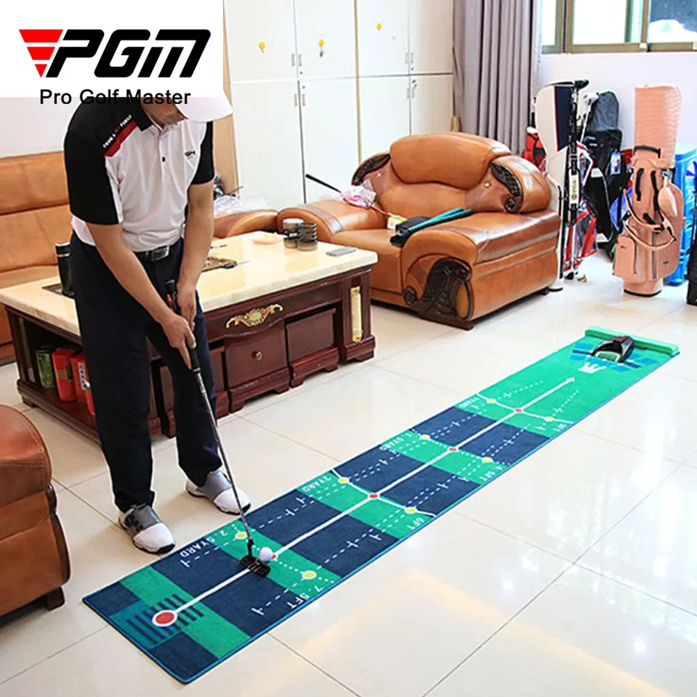 PGM Indoor Golf Training Mat Golf Clubs Golf Putting Hitting Training Tools Practice Carpet 0.5*3M