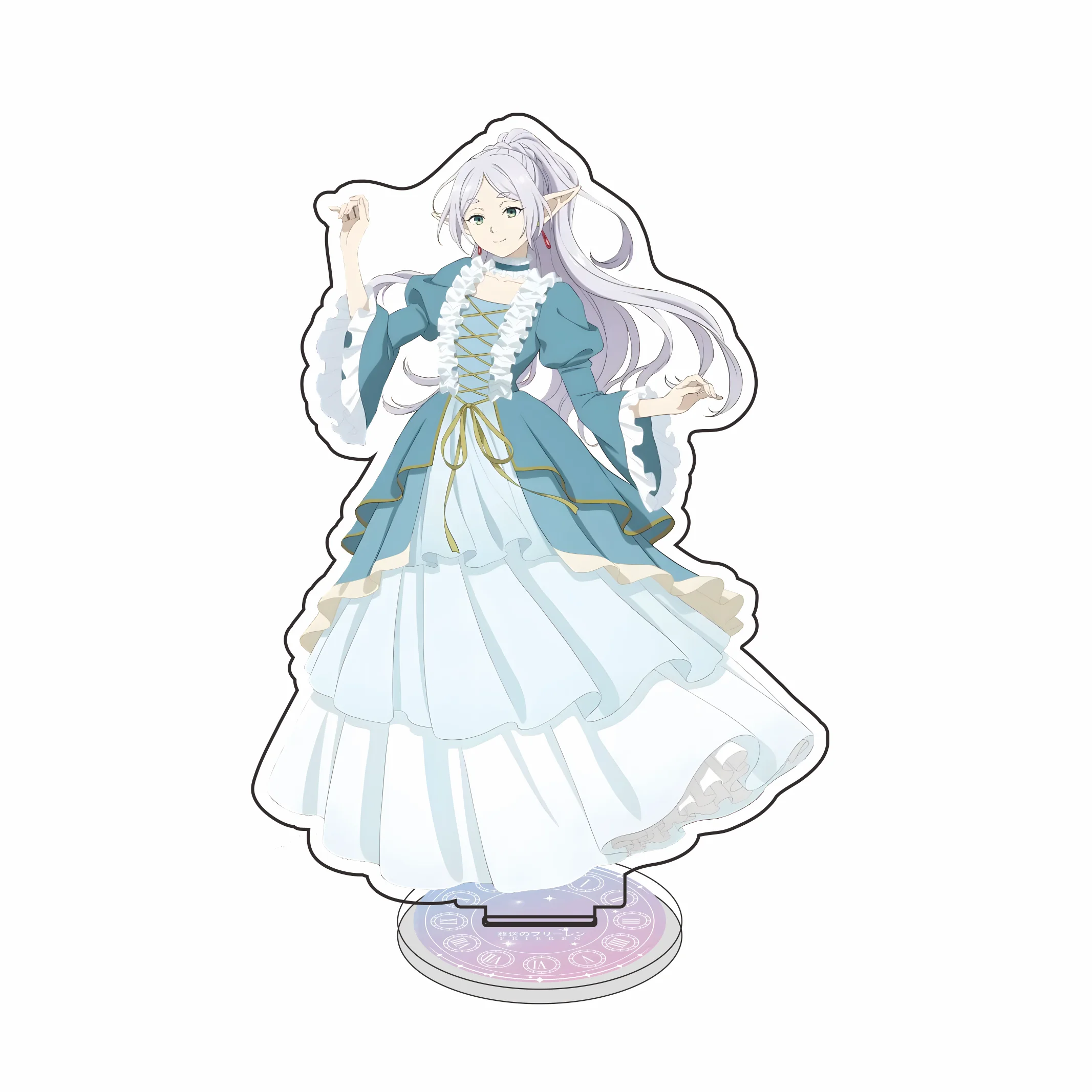 Anime Frieren: Beyond Journey's End Frieren at the Funeral Cosplay Acrylic Figure Stand Model Plate Desk gifts