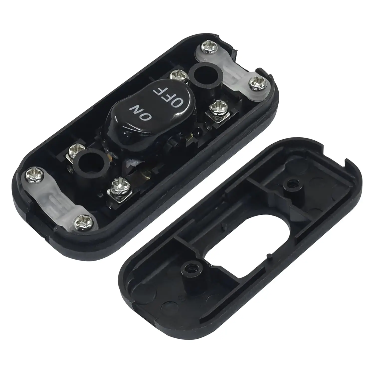 4pcs Inline Cord Switch AC 250V 6A On/Off Lamp Control Button Appliance Rocker Table Lamp Desk LED Lights