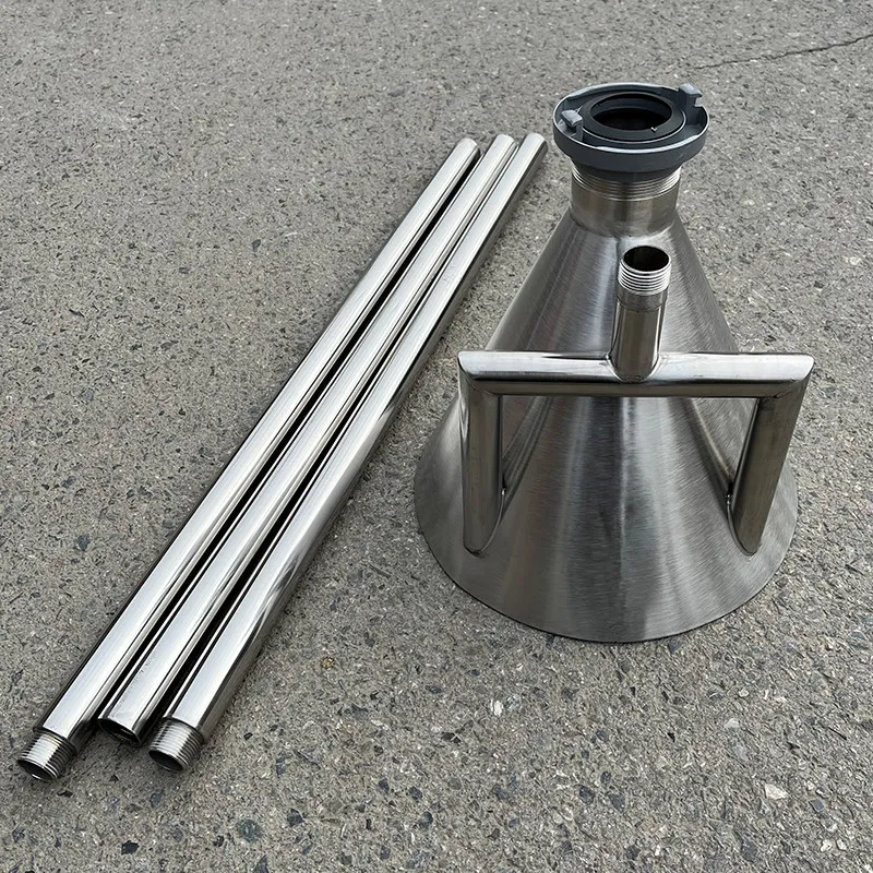 304 stainless steel funnel fire water emergency funnel sprinkler head funnel with bracket large diameter hopper