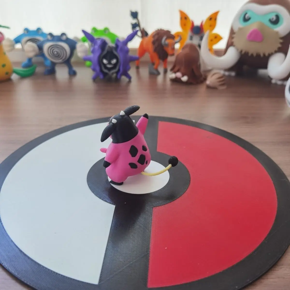 Nowe figurki anime Pokemon Miltank Proportion World 1:20 Diy Drukowanie 3D Kawaii Postać z kreskówki Model na biurko Zabawka dla dzieci Prezent