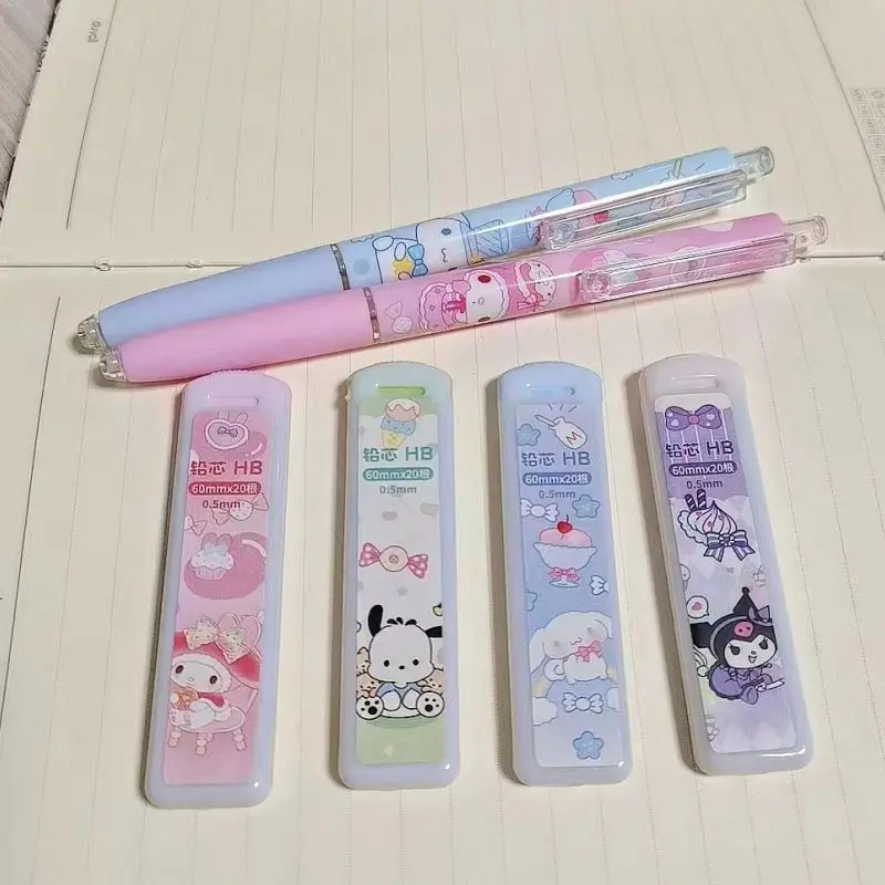 Imagem -05 - Kawaii Bonito Mecânico Infinito Lápis Estudante Conjunto de Papelaria Lápis Alto Valor Facial Lápis Automático 0.5 mm Material Escolar