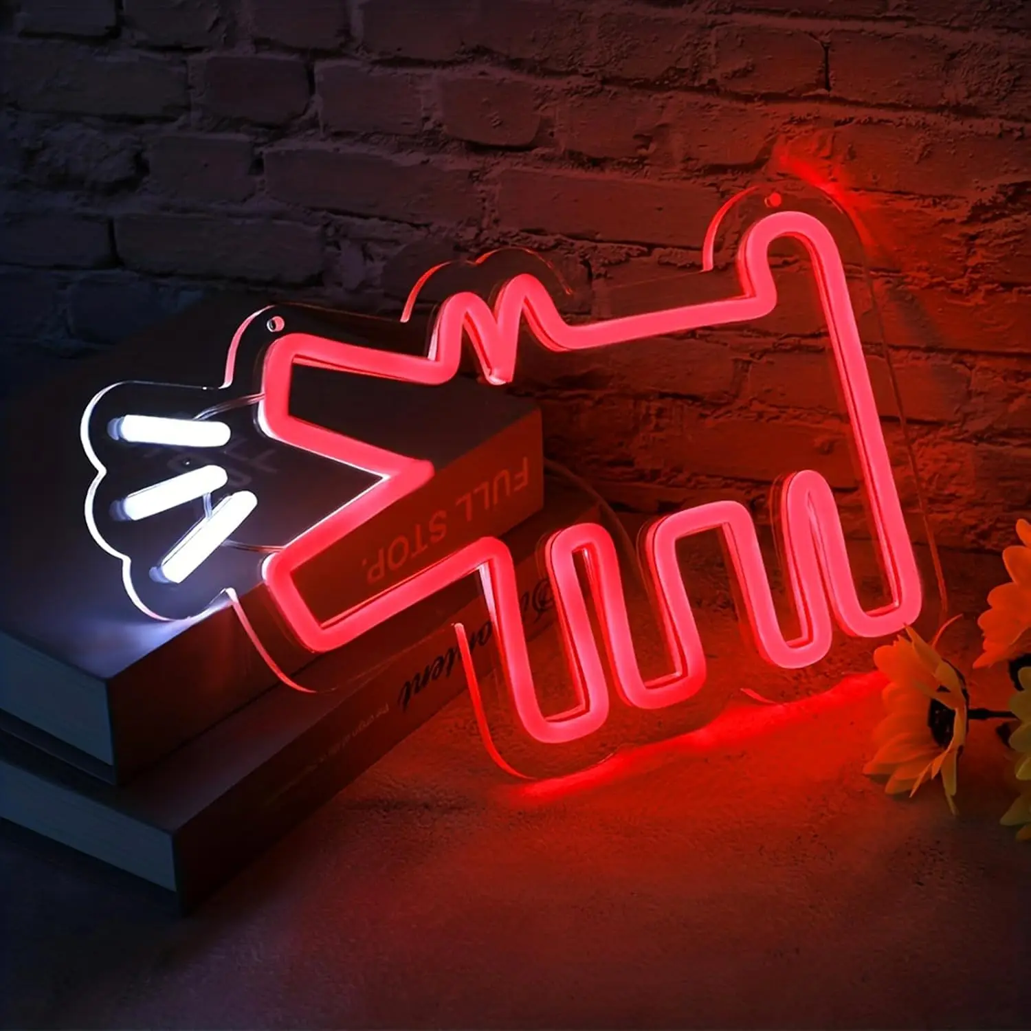 

Neon Wall Sign Dimmable Barking Dog Neon Lichts for Home Courtyard Man Cave Game Room Decor Aesthetics Draw Birthday Gifts