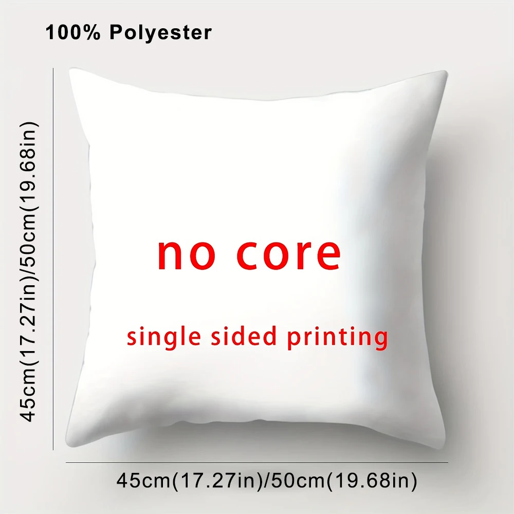 كيس وسادة Chucky Doll - طباعة نابضة بالحياة، بوليستر مضاد للحساسية، سحاب، قابل للغسل في الغسالة، بوهيمي، ديكور للسرير/الأريكة، هدية #6