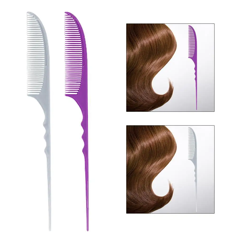 Tessitura evidenziazione Foiling pettine per capelli pettine, tessitura sezionamento pettine per la colorazione dei capelli, l'evidenziazione, la microtreccia e