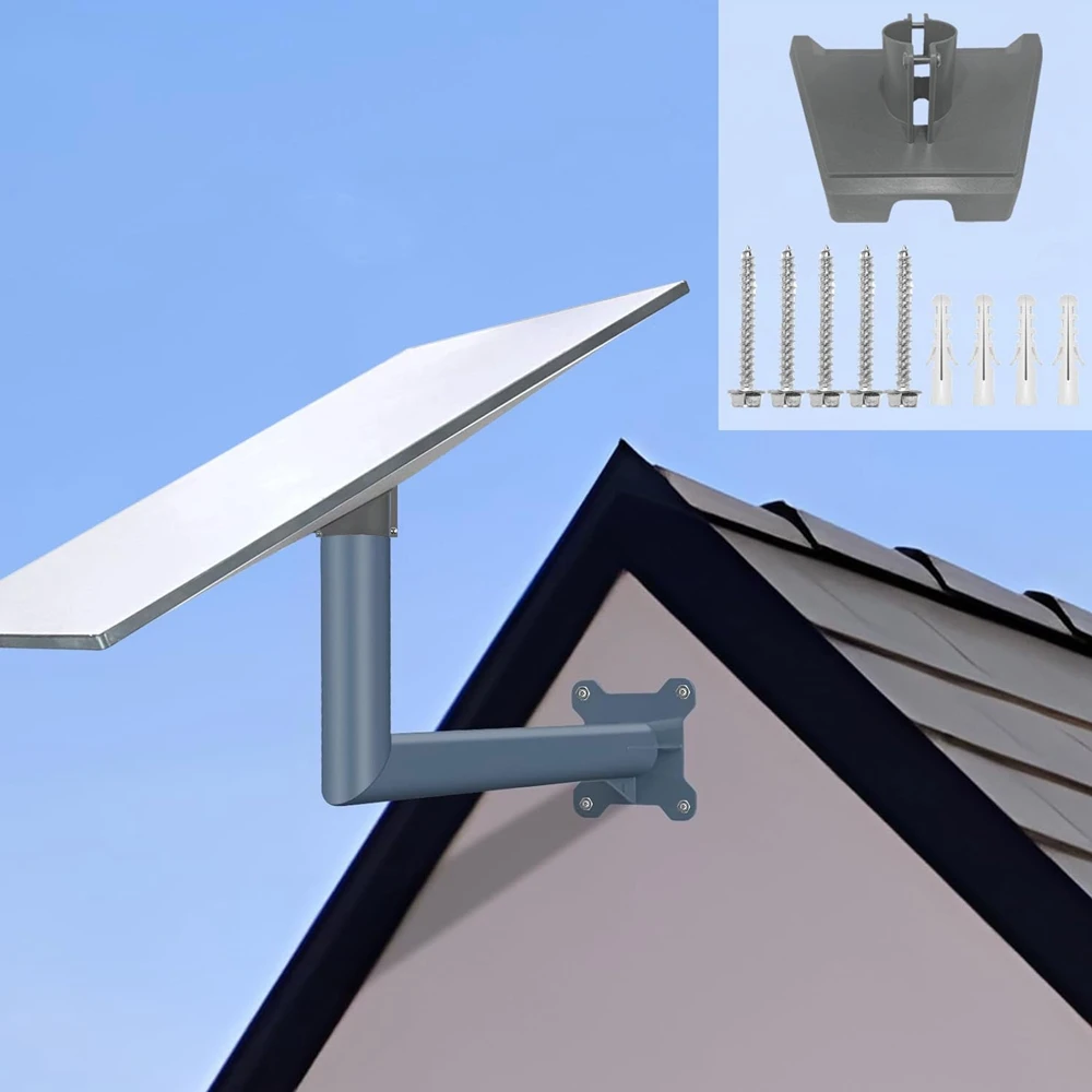 ل Starlink Gen 3 جدار جبل قوس حامل الأنابيب المعدنية مع محول سهلة التركيب حامل حائط للسقف في الهواء الطلق ل Starlink V3