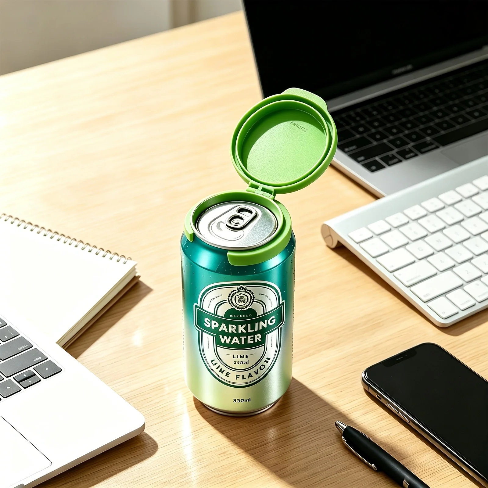 Reusable Soda Can Flip Top Cover, Dustproof Beverage Can Protector Lid for330ML Standard Drink Cans (non‑sealing structure)