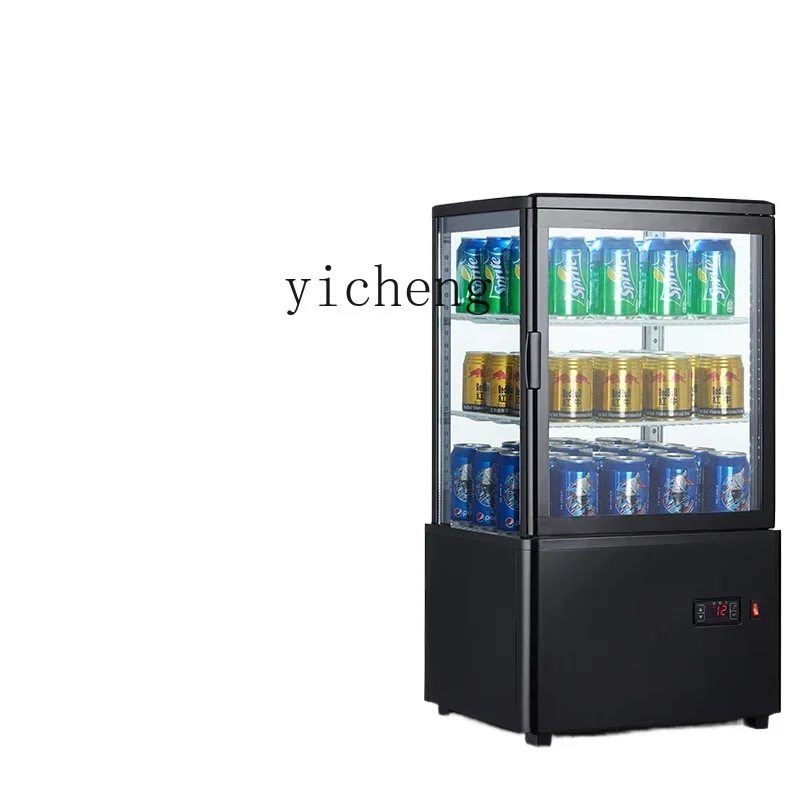 Tqh Frozen to Keep Fresh Display Cabinet Wine Cake Dessert Beverage Vertical Mini-Bar Air-Cooled Defogging