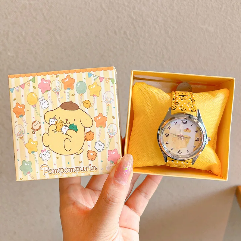 Reloj tridimensional electrónico para niños y niñas, dibujos animados de Sanrio Kitty Cat Kurumi Yu Gui dog