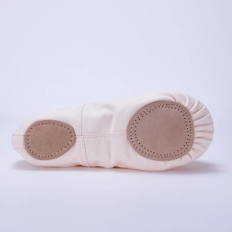 Baletki z płótna z dużą różą, miękka podeszwa, lekkie, klasyczne buty do tańca, kształt kociego pazura, baletki dla dziewcząt, baleriny.