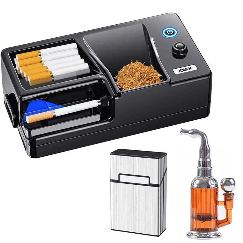 Máquina laminadora de cigarrillos automática, 3 uds., 6,5/8mm, 3 en 1, máquina para cigarrillos eléctrica, inyector de detección inteligente, herramientas para tabaco