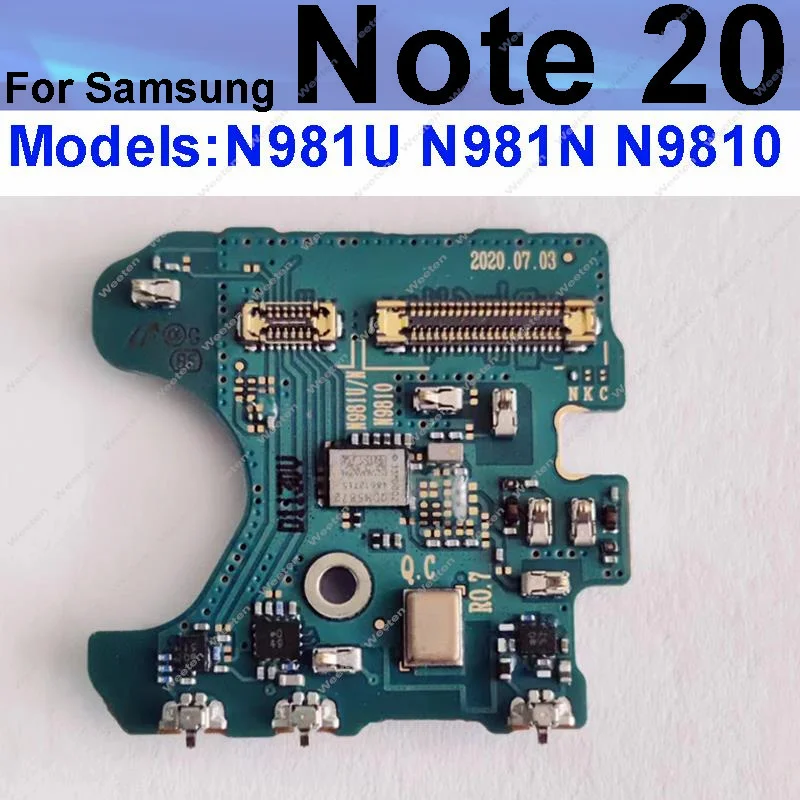 For Samsung Galaxy Note 20 N981 N9810 N981B Microphone Board Dock Charging Port Flex CableBNote20 Ultra N986B N986F N986U/D/N