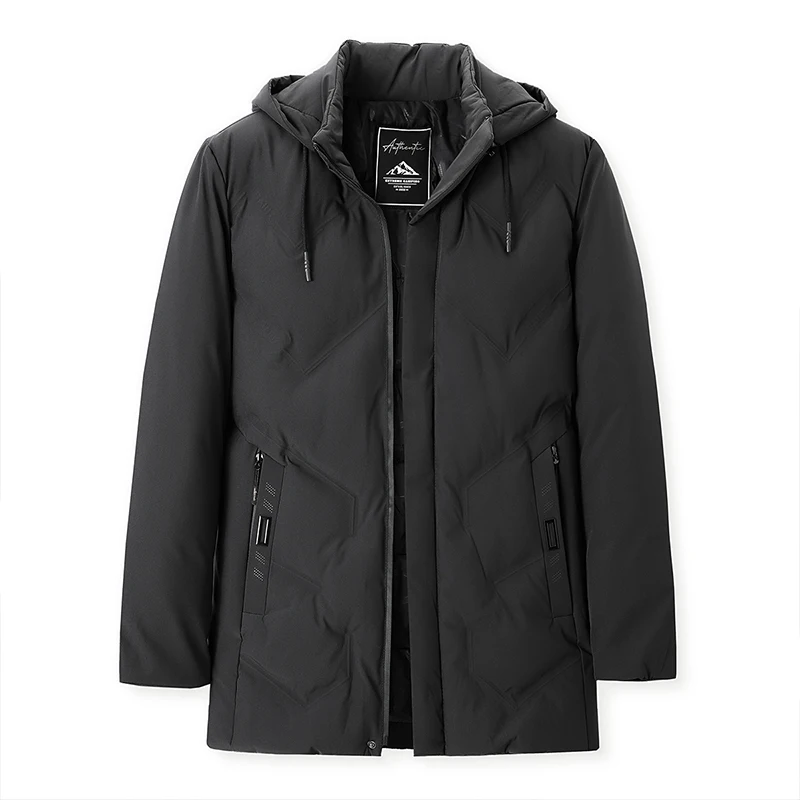 

Parka Detachable Hooded Jacket Down Jacket Winter Coat Windbreaker Windproof New Men's Warm Parkas Thick Thermal Windbreaker