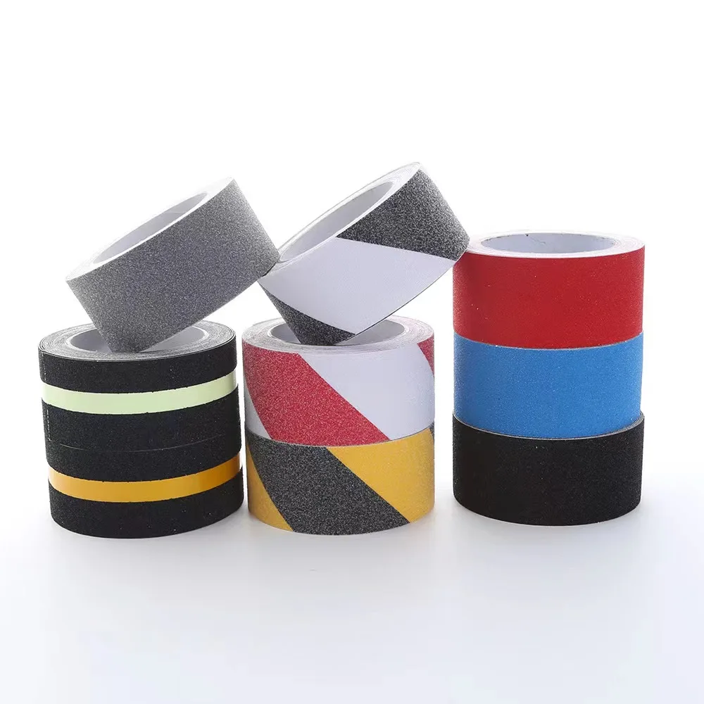 25mmx5m Stairs Floor Non-slip Tape Sandpaper Anti Slip High Traction Stickers Indoor Outdoor Strong Adhesive Waterproof Tape