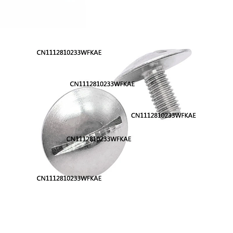 10 PCS m2.5 M2 M3 M4 M5 M6 304 Stainless Steel GB947 Slotted Flat Head Extra Large Flat Head Screw Flat Round Head Bolt
