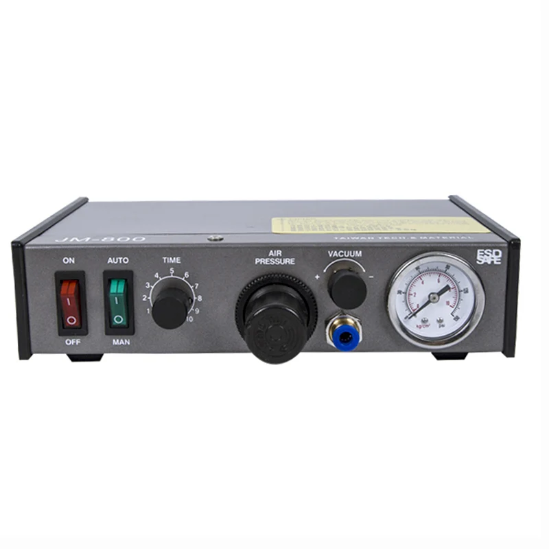JM-800 Double-Hole Semi-Automatic Glue Dispenser Epoxy Resin Liquid Machine for Electronic Industry Hand Tools