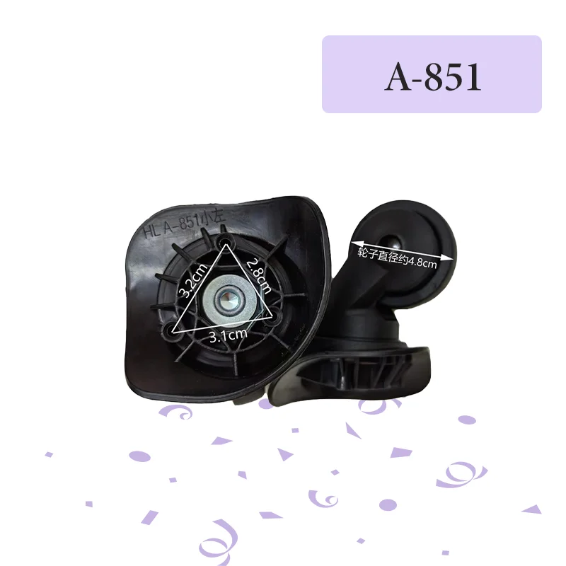 For HL-A951 models Practical Multifunction Repair Replacement Wheel Universal Simple Operation Accessory Luggage Roller