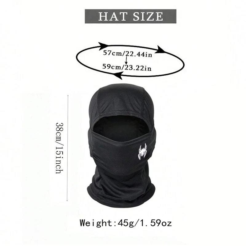 Balaclava Face Mask Rap Balaclava Summer Cooling Neck Gaiter UV Protector for Men Women Outdoor Motorcycle Ski Scarf