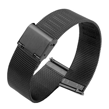 Ultra Slim Stainless Steel Mesh Strap Milanese Watch Band 12mm 14mm 16mm 18mm 20mm 22mm Quick Release Replace Bracelet Watchband