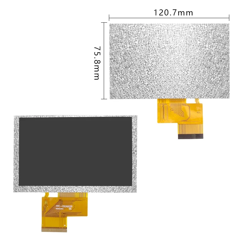 5 inch TFT LCD Display HD 800*480 Resolution 5.0 inch Color Screen ILITTEK Driver Capacitive Touch RGB Interface 50Pin