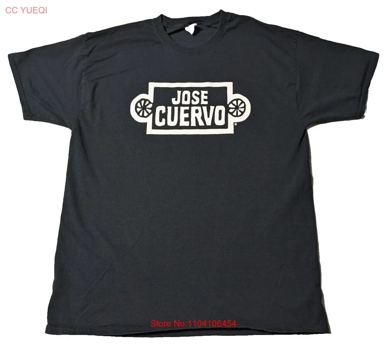 JOSE CUERVO TEQUILA Men Size XL Black Cotton VTG Y2K FOTL T-Shirt