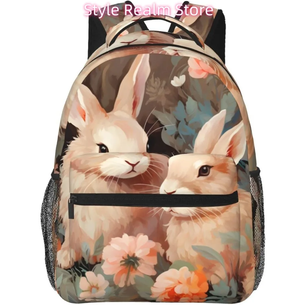 

Легкий рюкзак для ноутбука Autumn Forest Bunny, легкий многоцелевой дорожный повседневный рюкзак унисекс, студенческие рюкзаки для мужчин