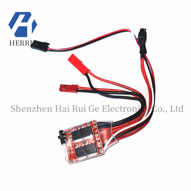 

10A 20A 30A Bidirectional Brushed ESC with Brake/No Brake Switchable RC RC RC Model Car for Boat