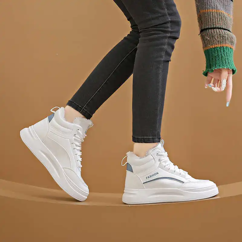 

Новые универсальные прогулочные баскетбольные кроссовки с меховым берцем для женщин, фиолетовые спортивные кроссовки для сиделки в тренажерном зале по запросу