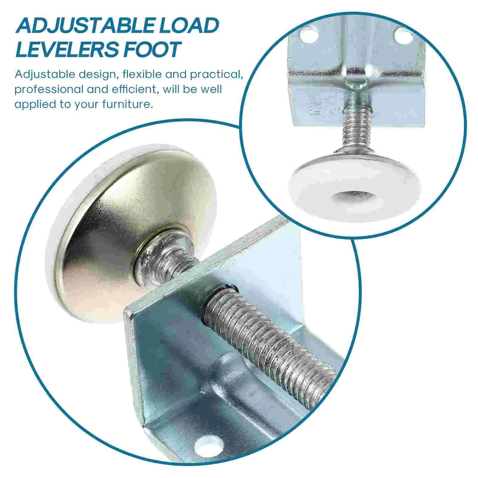 Furniture Adjustment Feet Leveler for Workbench Levelers Leg Adjustable Leveling Foot Desk Legs