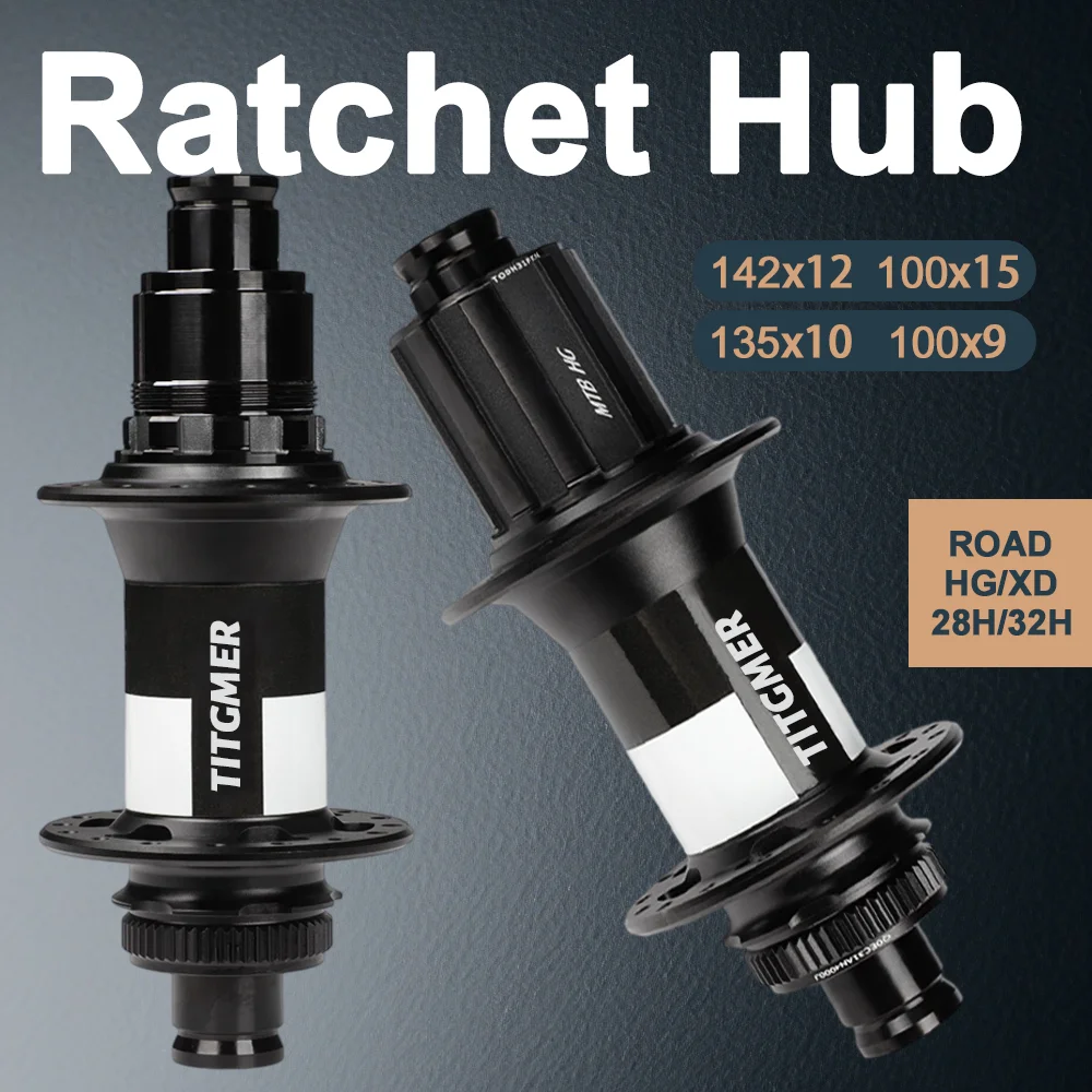 

TITGMER Star Ratchet 32 28 отверстий, шумная ступица, герметичный подшипник, центральный замок, дорожный диск, задняя ступица для Shimano Hg Xd 12 В, 12 скоростей, 8 скоростей