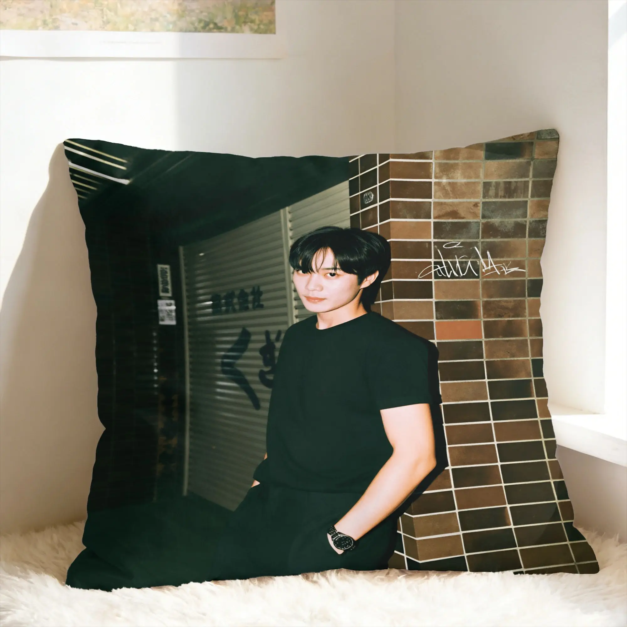 Y-Young-dae Kim Pillow Case  Print Pillow Cover Kawaii Cushion Cover For Sofa Car Home Decor