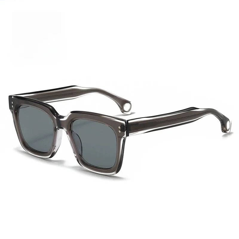 Belight البصرية مربع الشكل خمر الرجعية خلات الرجال النساء بارد أزياء النظارات الشمسية العصرية مع حالة SPENCE