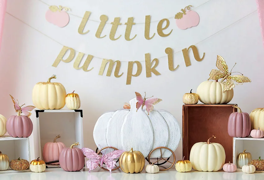 Mehofond التصوير خلفية الخريف قليلا اليقطين موضوع اليقطين سيارة حفلة عيد ميلاد الديكور طفل فتاة خلفية استوديو الصور