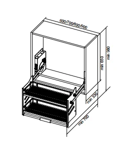 رف تخزين الأجهزة الأوتوماتيكي على الحائط، ملحقات المطبخ، رف الأطباق، خزانة المطبخ #4