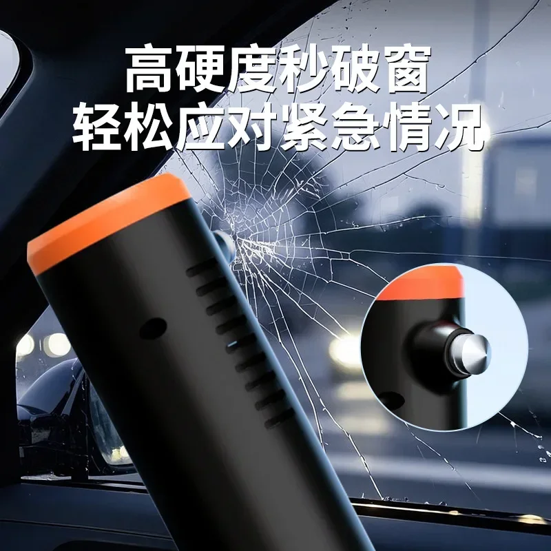 Utility Car Air Pump Digital Display Electric Wireless Multifunctional Safety Hammer LED Lighting Car Tire Portable Air Pump
