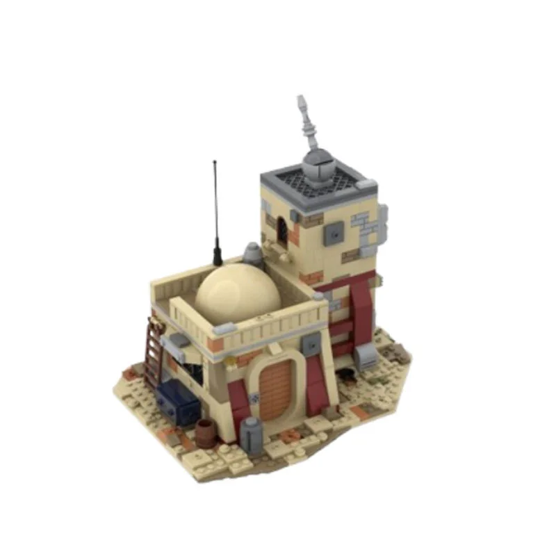 Kit de construction de modèles de Puzzle 3D, Architecture du désert, briques créatives, décoration de maison et de bureau, cadeaux de paysage pour adultes et adolescents