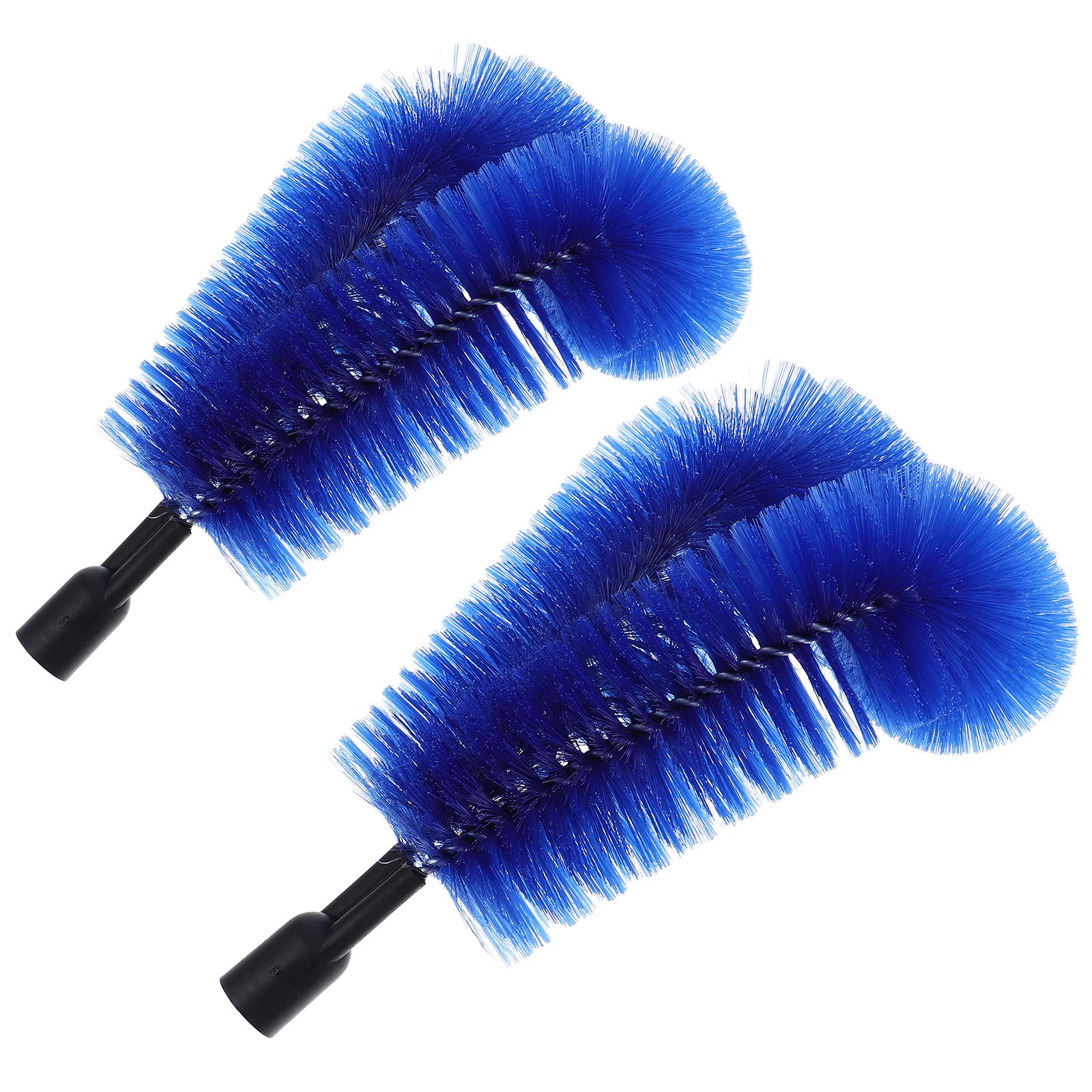 2pcs Cleaning Brush Head Roof Gutter Dust Removal Tool Multi-Functional For Home Commercial Use Sturdy Wear Resistant Pp Nylon