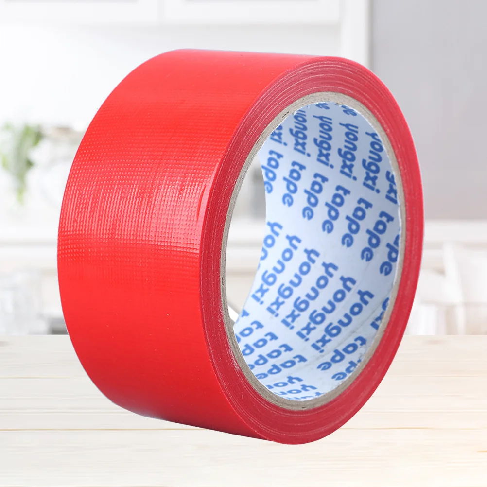 

Heavy Duty Cloth Tape 5Cmx13M Red Waterproof Strong Adhesive For Carpet Seam Repair Electrical Insulation Duct Tape Single