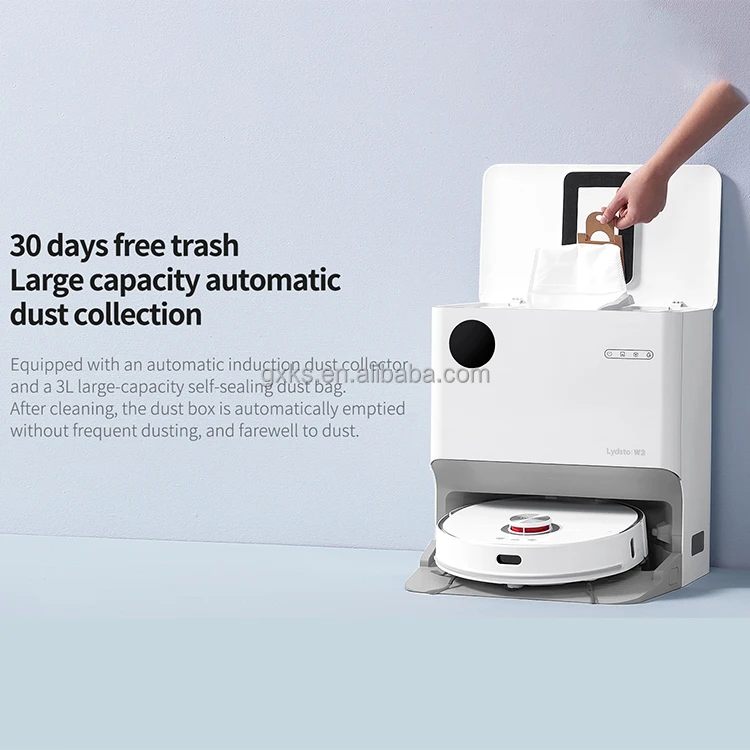 Lydsto W2 Aspirateur Automatic Cleaning Sweeping Mopping Robot Vacuum Cleaner Intelligent Electric Wireless Robot Vacuums