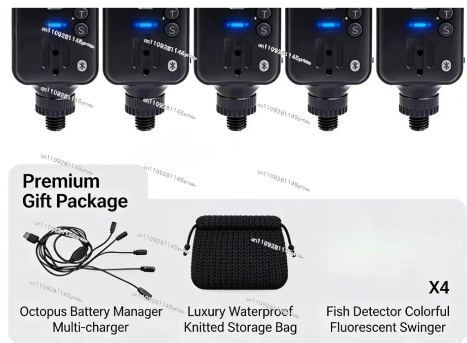European Alarm Fully Waterproof IP66 European Carp Feide European Library Fishing Wireless Electronic Bell