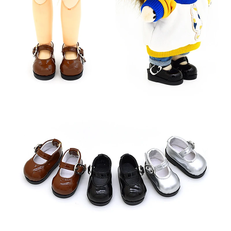 New 30cm Dolls Plastic Shoes 6 Points Mini BJD Shoes Dolls Feet Length 4-5cm Shoes Doll Dress up Dollhouse Supplies Accessories