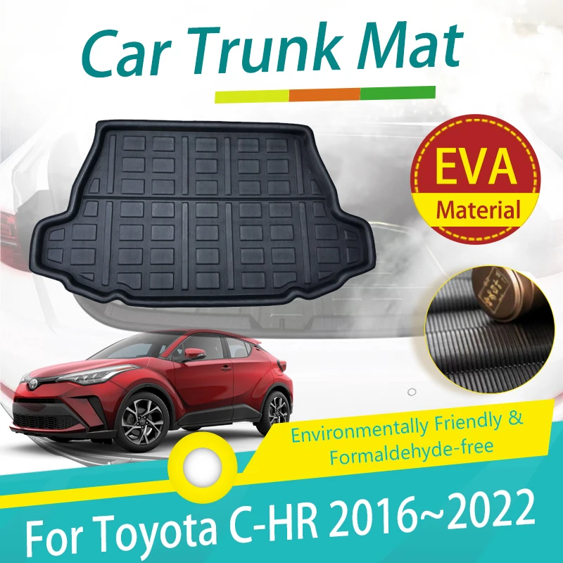 

Car Rear Trunk Mats For Toyota C-HR C HR CHR IZOA AX10 AX50 2016~2022 Waterproof Pad Boot Carpets Suitcase Rugs Auto Accessories