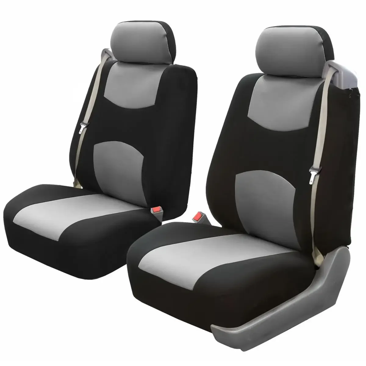 2 Seats Car Front Seat Covers For Ford F-150 Built in Safety Belt Seats Cover Cloth Seat Cushion Cover 2004 2005 2006 2007 2008