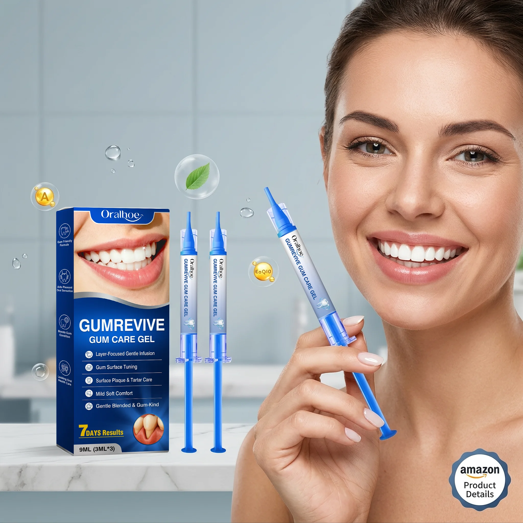 Teeth Whitening Promotion - Gum Repair Gel Cleans Tooth Surface